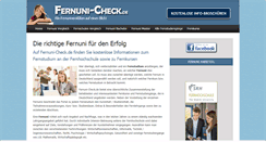 Desktop Screenshot of fernuni-check.de
